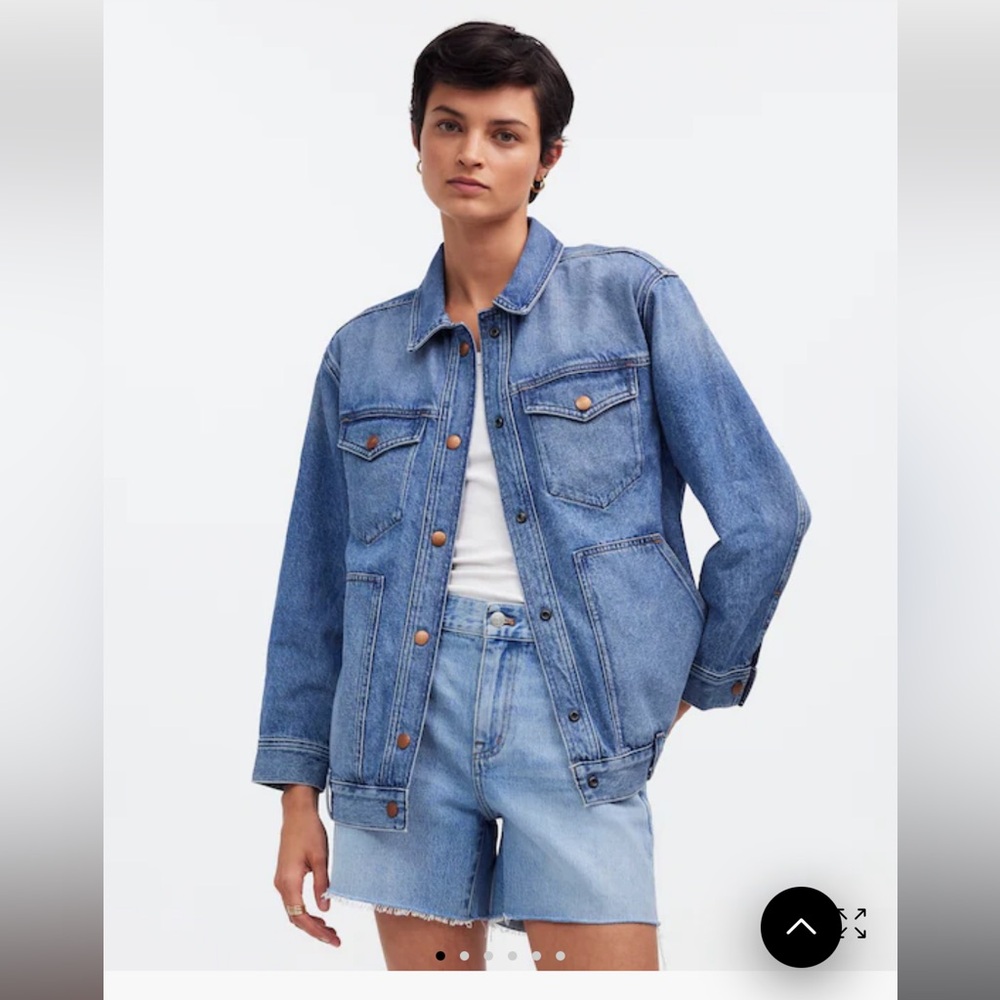 Madewell Oversized Trucker Jean Jacket